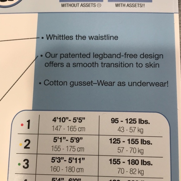 Love Your Assets Shaping Bottom and Tights Bundle Size C New - Picture 4 of 12